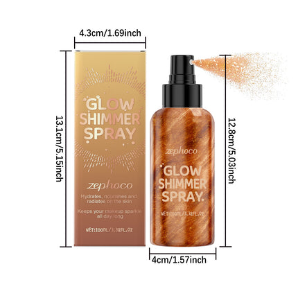 Body Liquid Highlighter Waterproof High Gloss Facial Contour Long Lasting Sequin Illuminating Moisturizing Brightening Makeup