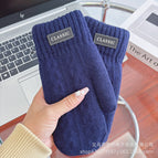 Navy blue [velvet and thickened double layer]