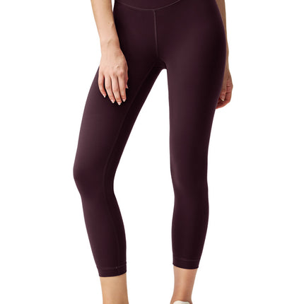Lulu High-Waisted Yoga Pants Outdoor Women's Butt-Lifting Naked-Feel Fitness Pants Breathable Cropped Brushed Elastic Sports Leggings
