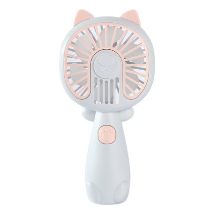 New cartoon mini fan summer outdoor portable USB rechargeable fan student dormitory desktop fan