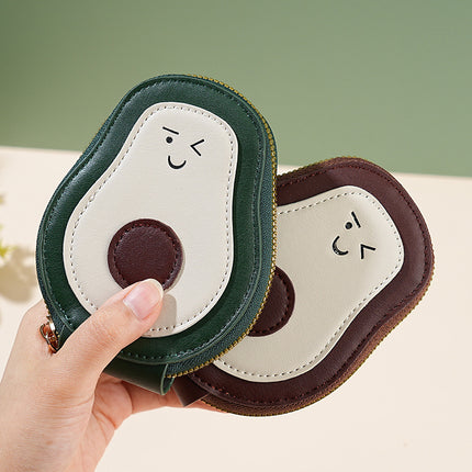 New cute avocado card bag foreign trade hot chattering hot 11 card exquisite fashion storage bag wallet