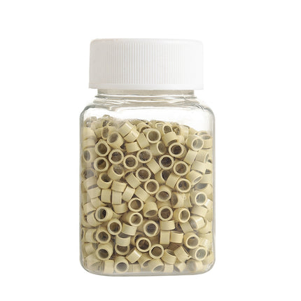 4.5x 2.7x 3.0 hair ring aluminum hair buckle aluminum wig ring hair buckle tool 1000 tablets a bottle