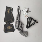 Silver cowboy gun