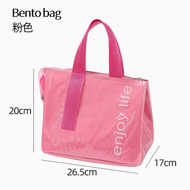 Lunch Bag for Office Workers Large Capacity Lunch Insulation Bag Thickened Aluminum Foil Outdoor Camping Dopamine Picnic Insulation Bag
