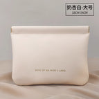 Lipstick bag milk apricot white-large size