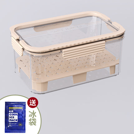Patent manufacturers portable fresh-keeping box refrigerator fresh-keeping box lunch box outdoor picnic basket snacks fruit storage box