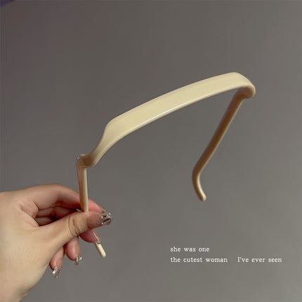 2023 New Women's Summer Headband for Washing Face, High Crown Square Sunglasses Headband Hair Accessory