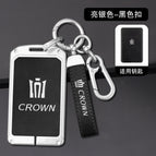 Silver + buckle black crown
