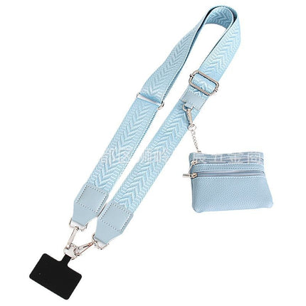 Amazon's Best-Selling Mobile Phone Cross-Body Shoulder Strap Coin Purse Hand-Held Detachable Mobile Phone Gasket Wide Shoulder Strap Mobile Phone Lanyard