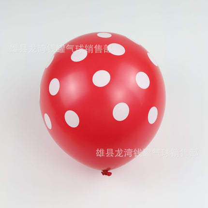 Thickened 12 inch 2.8g polka dot latex balloon wedding wedding party holiday balloon decorative polka dot balloon