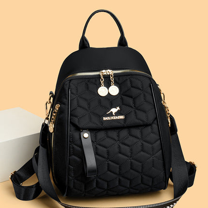 Cross-border New Women's Bag 2025 Casual Korean Women's Oxford Backpack Fashion Urban Commuter Travel Backpack