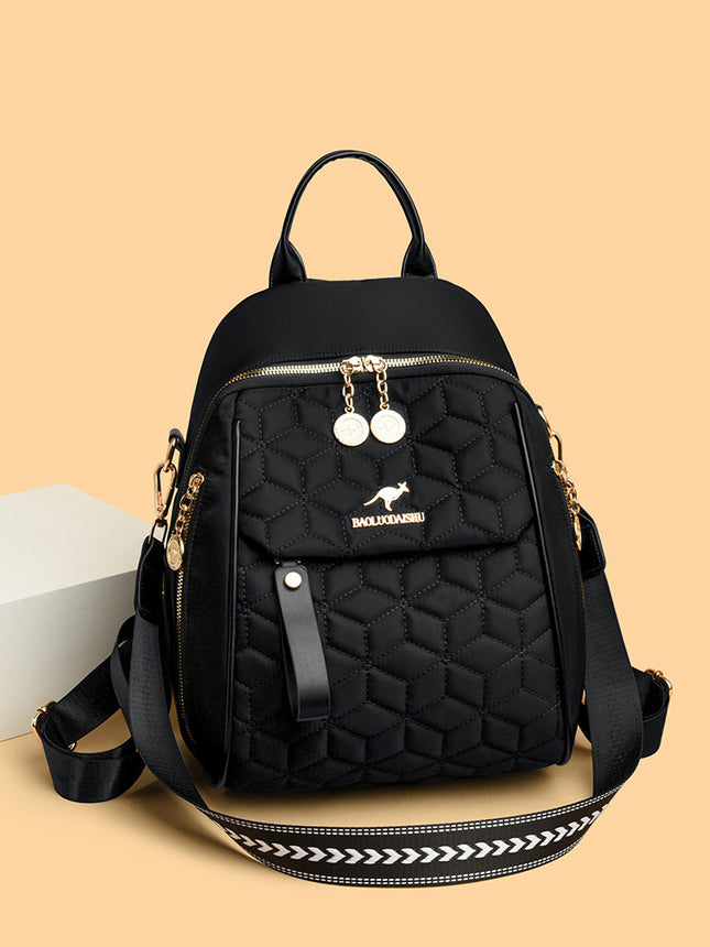 Cross-border New Women's Bag 2025 Casual Korean Women's Oxford Backpack Fashion Urban Commuter Travel Backpack