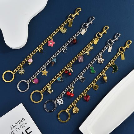 Factory direct summer Joker bag pendant female cross-border fashion new fashion bag chain slung square bag chain
