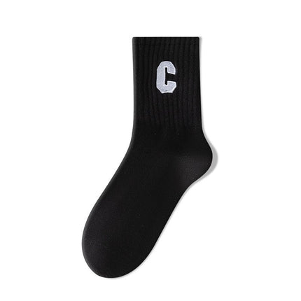 Shark pants socks women autumn and winter wear fleece-lined thick socks warm terry socks long tube sports socks