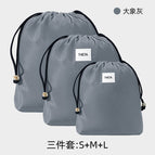Elephant gray three-piece set
