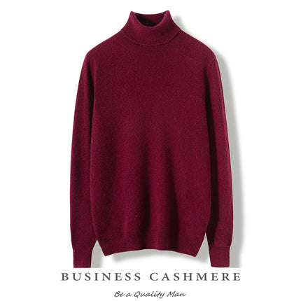 Cashmere High Collar Sweater Men / Pull Col Haut Cachemire Homme