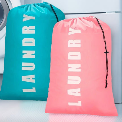 Cross-Border Storage Laundry Bag Waterproof Oxford Cloth Portable Travel Storage Bag Moving Drawstring Drawstring Dirty Clothes Bag