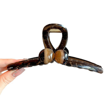 2025 New Style Hair Claw Clip for Women, Large Size for Thick Hair, Hairpin for the Back of the Head, Shark Clip, Versatile Heart-Shaped Hair Accessory