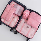 Pink seven-piece set
