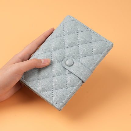 Travel Passport Holder Storage Bag, Classy Small Fragrance Style, Can Hold Wallet, Card Holder, All-In-One Passport, Good-Looking Female Multi-Function