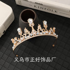Golden bright diamond crown (handmade model)
