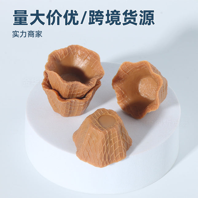 Large size simulation torus model simulation cream gum ice cream cake holder accessories DIY cream cake material