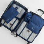 Navy blue seven-piece set