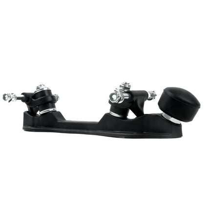 Double-row roller skates PP plastic base four-wheel roller skates triangle bracket skates bottom plate adjustable brake head