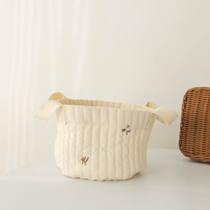 Ins Storage Basket Baby Diaper Clothes Toy Fixing Bag Bedding Storage Multi-use Storage Bag