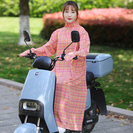 Electric Motorcycle Sunscreen Clothing Women's Spring and Summer Long Battery Car Outdoor Cycling Sunshade Outdoor Travel Sunscreen Clothing