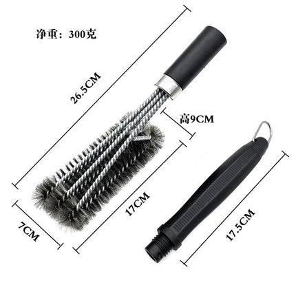 Amazon's Best-Selling Stainless Steel Barbecue Brush Wire Brush Barbecue Grill Cleaning Brush Bbq Barbecue Tool Brush