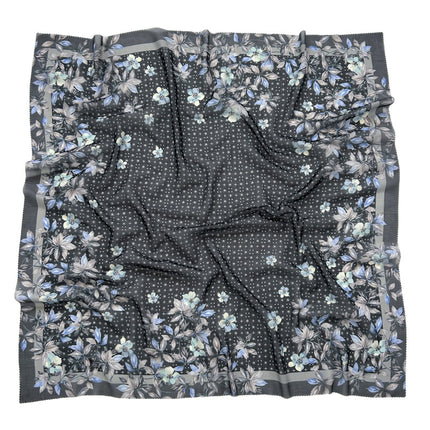 Cross-Border New Product Voile Print 110 Square Scarf Classic Lace Scarf Turban Malaysian Shawl