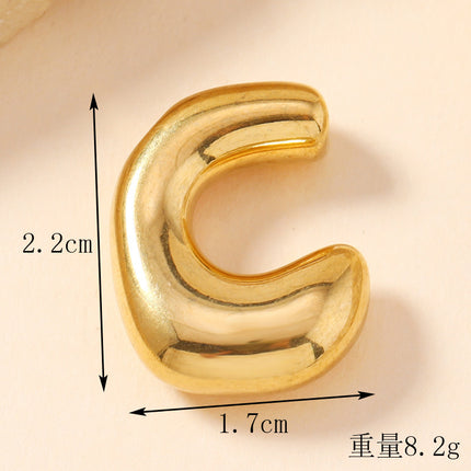 Pendant Single Pendant European and American Fashion Stainless Steel Jewelry Mini Bubble English Letter Pendant DIY Accessories Jewelry