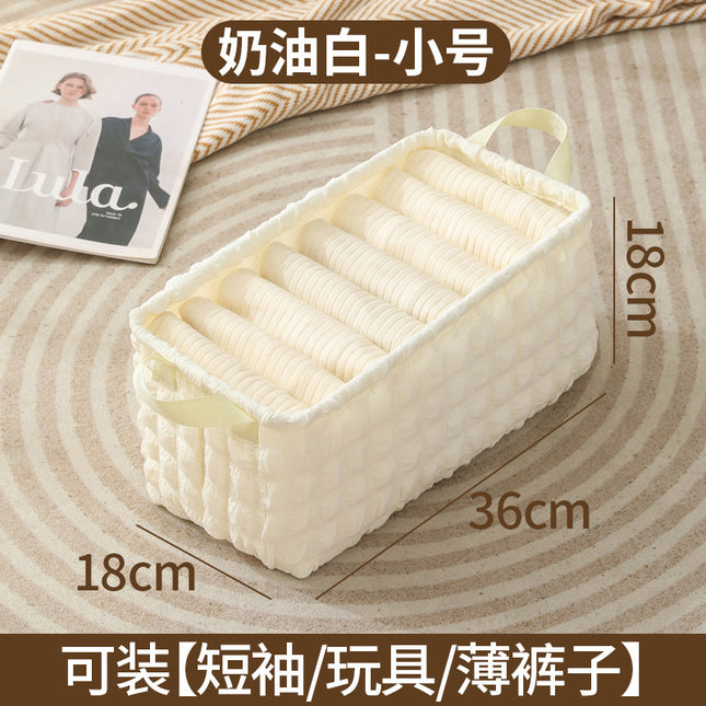New Cloud Bubble Storage Box Home Wardrobe Artifact Student Clothes Storage Fit Box Dormitory Storage Good