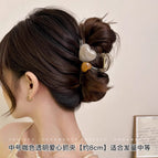 9#(medium size) brown transparent love gripper 8cm
