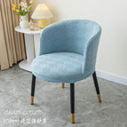 D style-snow Bud-sea blue / 1 piece (just chair cover not Chair)