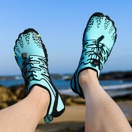 New Cross-border Five-finger Wading Shoes Outdoor Couple's Tracing Shoes Water Sports Non-slip Beach Shoes Amphibious Shoes