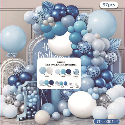 Balloon Chain Arch Set Scene Layout High-End Atmosphere Opening Birthday Party Decorations Anniversary Package