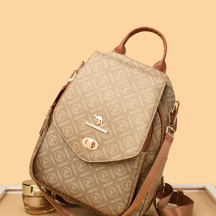 Fashion Printed Backpack Women's 2025 New Large Capacity Casual Travel Bag Simple Lightweight Women's Backpack