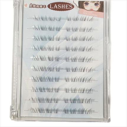 So Natural! Large-Capacity Sweet Girl Camellia Glue-Free False Eyelashes, Natural and Sweet Butterfly Eyelashes