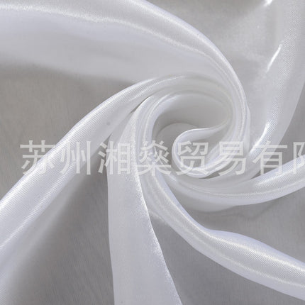 2025 new products home decoration living room bedroom modern simple multi-color optional five beauty satin bottom yarn finished curtain fabric