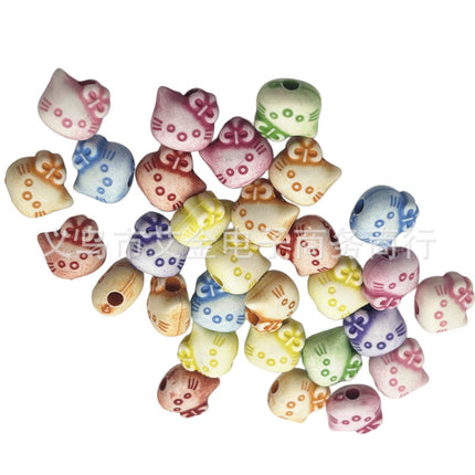 Plastic Washed Marine Series Shell Starfish Small Fish Kids Toy Beaded Bracelet Necklace Beaded Accessories Wholesale