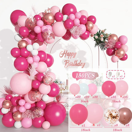 Cross-border Amazon Balloon Chain Arch suit New Birthday Decoration Wedding Room Wedding Balloon Scene Decoration Wholesale
