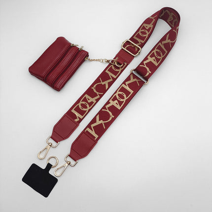 Hot-selling mobile phone strap replaceable detachable hand strap with coin purse mobile phone lanyard Amazon cross-border