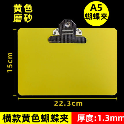 Black Butterfly small ticket holder mini board clip student homework clip order opening restaurant order folder equipment 7-inch bill