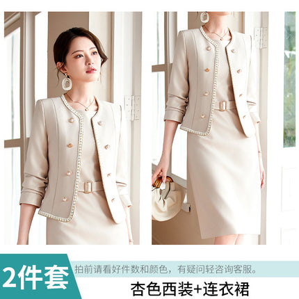 High-end professional suit female fashion temperament goddess fan formal wear formal wear manager jewelry store sales department overalls female