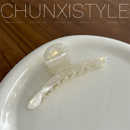 Vintage acetate grip large Internet celebrity elegant shark clip women's high-grade exquisite clip headdress hairpin back head