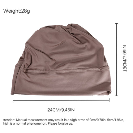 AliExpress Cross-border New Pleated Fashion Comfortable African Women Base Cap Headset Hat Hair Condiment Hat