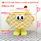 Lemon yellow check-[medium feet]