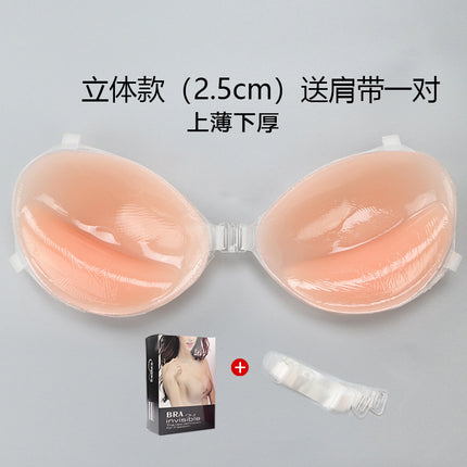 Silicone Chest Pad Thickened Push-up Pregnant Women's Breast Patch Swimming Invisible Underwear Chest Patch 5CM Chest Patch Push-up